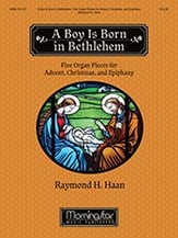 A Boy Is Born in Bethlehem Organ sheet music cover